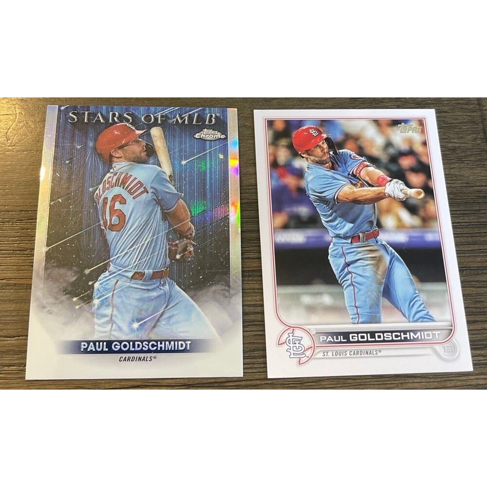 Paul Goldschmidt Cardinals 2 card lot TOPPS